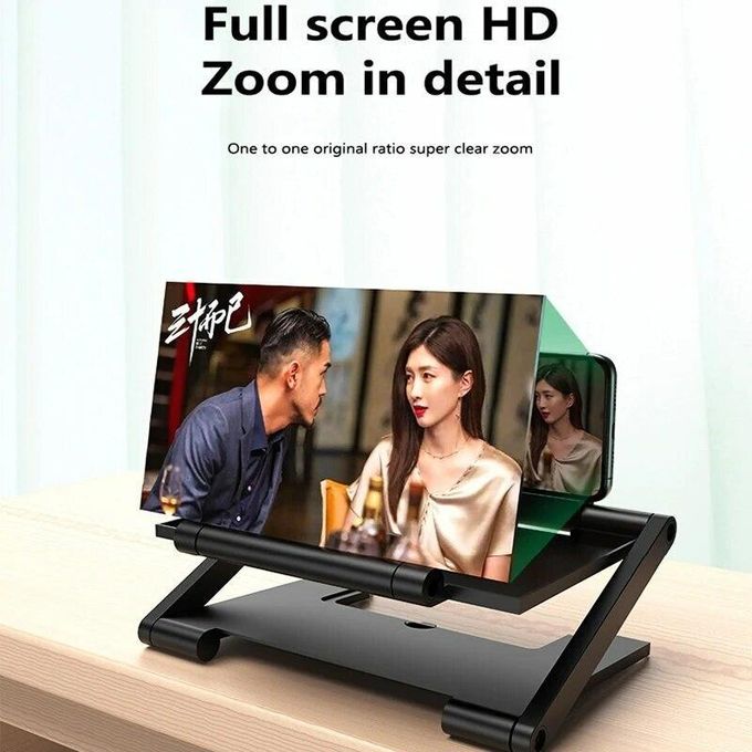 3D HD Folding Screen Enlarger Mobile Phone Screen Magnifier Screen Amplifier Stand Bracket
