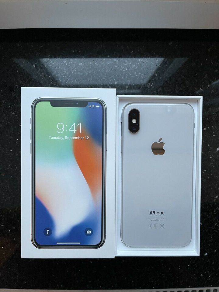 BRAND NEW SEALED IPHONE X 64GB AND 256GB WHITE/BLACK DISPLAY SIZE 5.8 INCH DUAL CAMERA 12MP + 12MP IOS 17 WITH 12 MONTHS WARRANTY