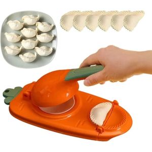 2 In 1 Press Dumpling/Samosa Mold Maker.2 in 1 Dumpling Maker Press, Dumpling Skin Maker Machine Press, Multifunctional DIY Manual Dumpling Press Mold Set QUICK & CONVENIENT – Make dumplings in no tim
