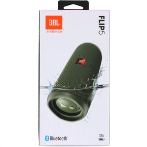 Jbl FLIP 5 ORIGINAL BLUETOOTH SPEAKER-GREEN.SOUNDS BETTER THAN EVER - Feel Your Music. Flip 5 Eco Edition's All New Racetrack Shaped Driver Delivers High Output. Enjoy Booming Bass In A Compact Packag