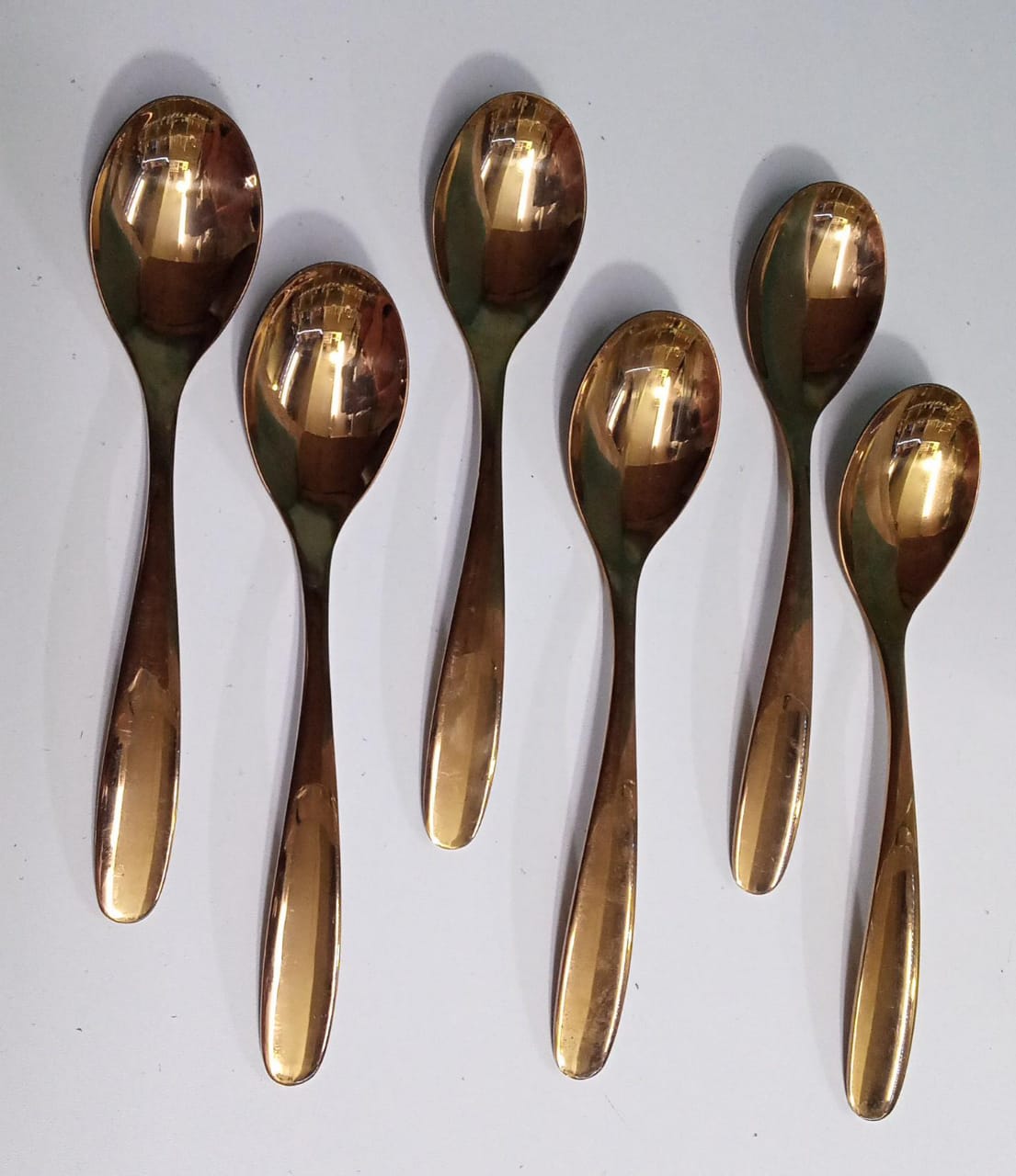 ROSE GOLD TABLE SPOON Gold Dinnerware Set Stainless Steel