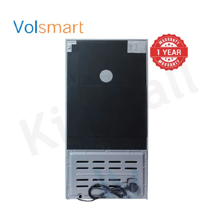 【Last Anniversary Deal】Volsmart 108L Double Doors VL-BCD108 Fridge Freezer Energy Saving Refrigerator with Lock and Keys