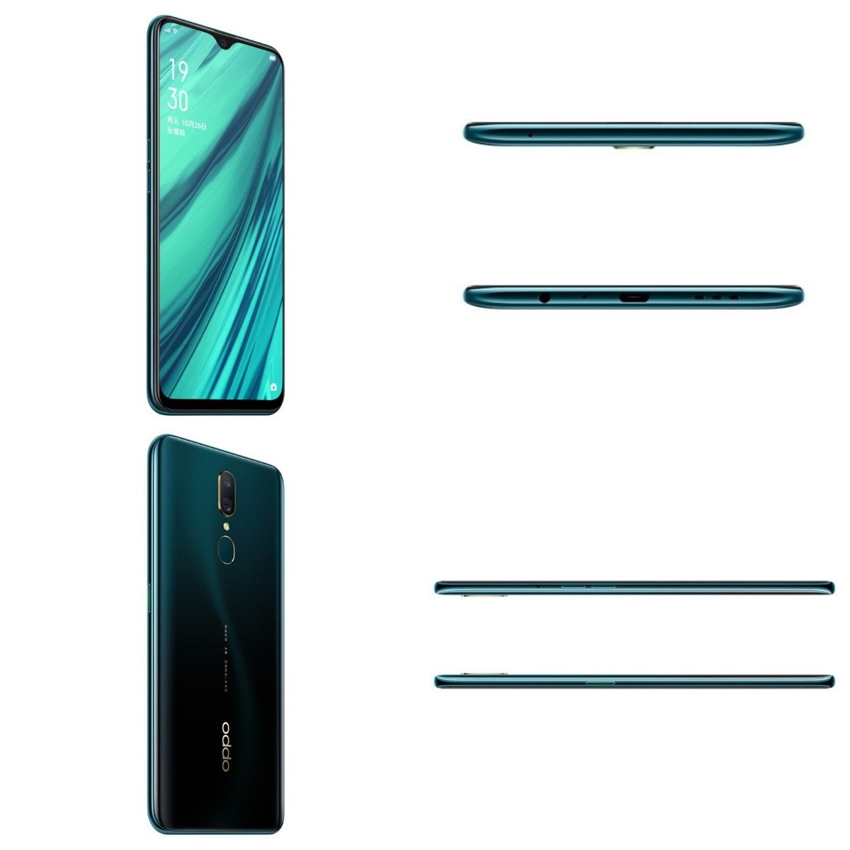 Refurbished  OPPO F11 A9 128GB+6GB 6.5" 48MP+16MP 5000mAh Fingerprint unlock phone Dual SIM 4G phone Refurbished Phone SmartPhones Mobile Phones 128GB phone 4G Phones oppp phone smartphone
