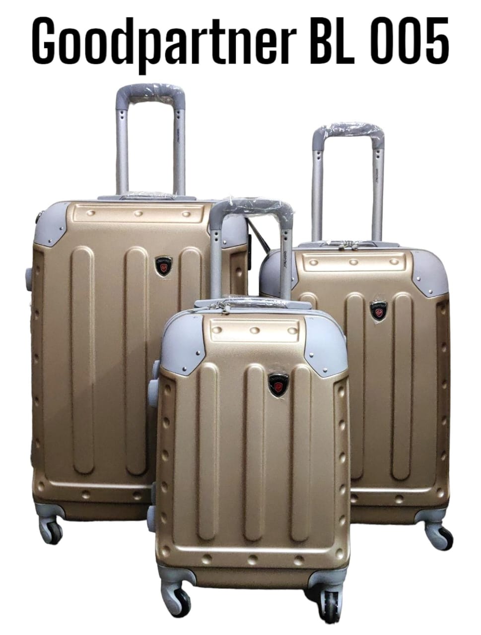 Fashion 3 Pieces PVC High Quality Travel Suitcase Travel BagTravel Briefcase With Wheels