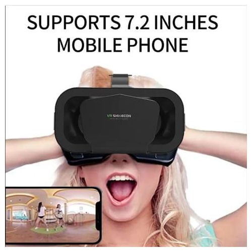 VR SHINECON VR Headset / VR Glasses / VR Box / Virtual Reality Googles Suitable 7 Inch Smartphone VR Glasses