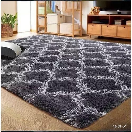 Soft Fluffy Patched Carpets Area Non-Slip Rugs Floor Mat