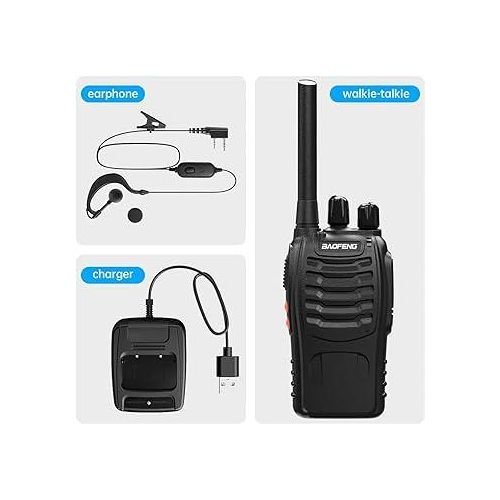Walkie Talkie Radio Calls -2 Pieces-With Earphones