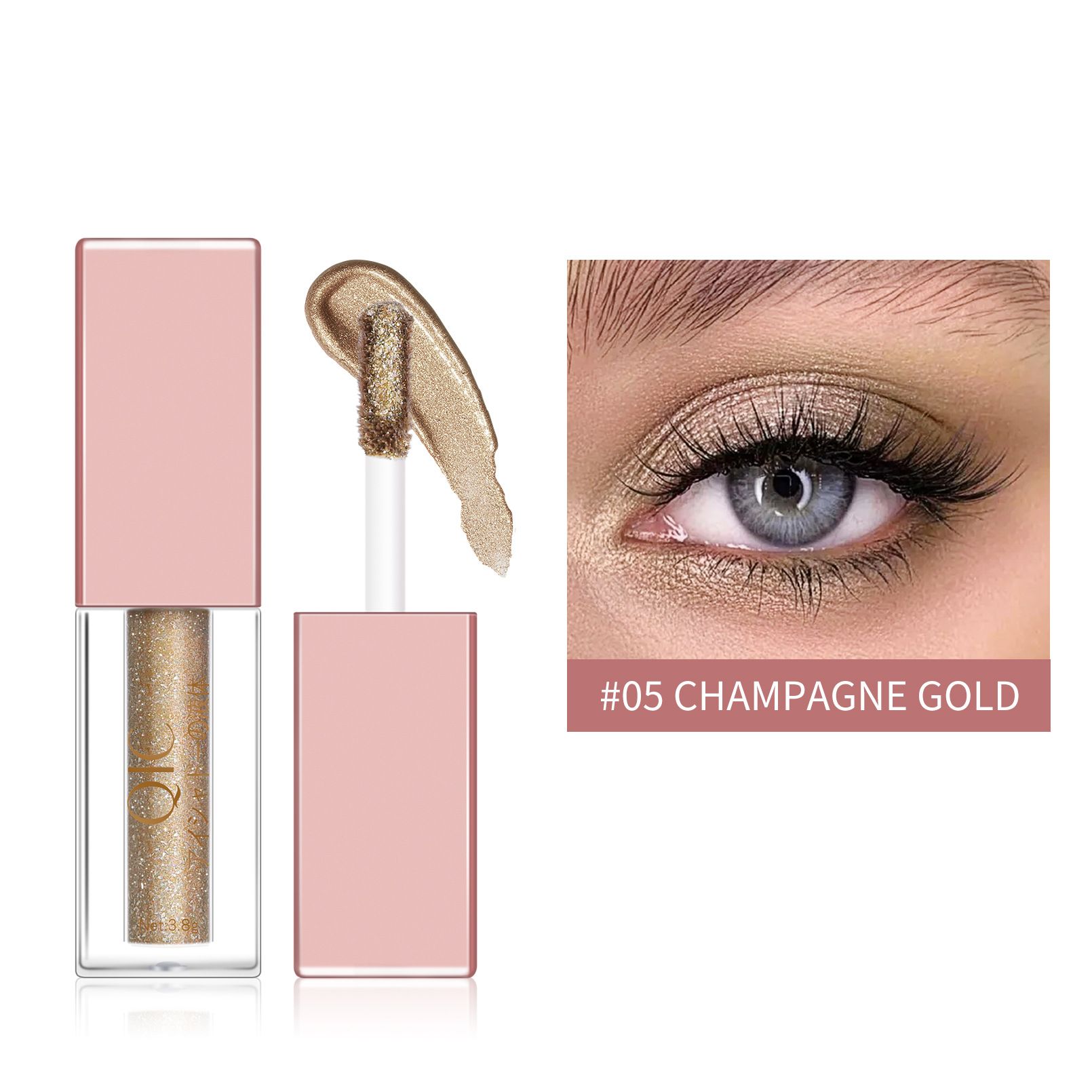 Make-up DiamondPearlLiquidEyeshadow, 8-colorEyeshadowBrush, Bloom Eye Shadow, Liquid Eyeshadow view 6