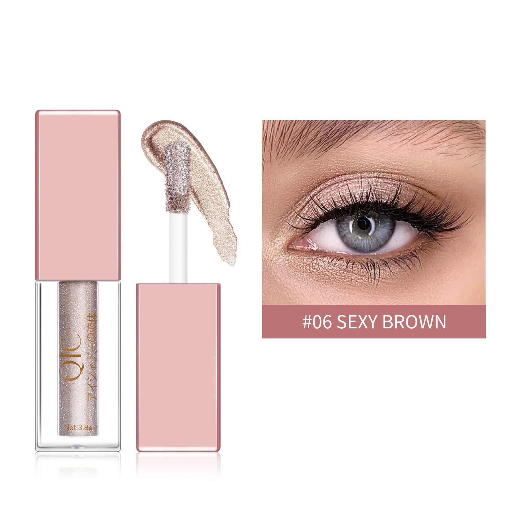 Make-up DiamondPearlLiquidEyeshadow, 8-colorEyeshadowBrush, Bloom Eye Shadow, Liquid Eyeshadow view 9