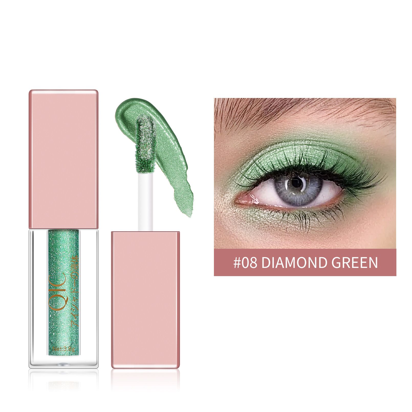 Make-up DiamondPearlLiquidEyeshadow, 8-colorEyeshadowBrush, Bloom Eye Shadow, Liquid Eyeshadow view 10