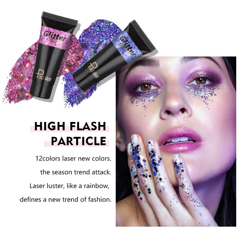 Make-up monochrome flash eyeshadow 12 color liquid eyeshadow