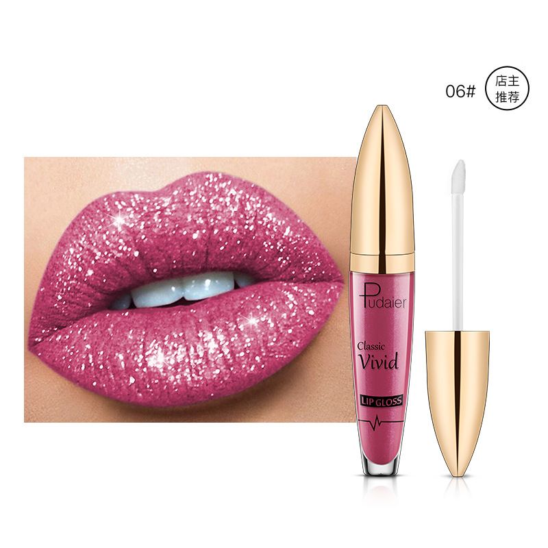 Make-up matte pearl lip gloss non-stick cup lip glaze color liquid lip gloss view 9