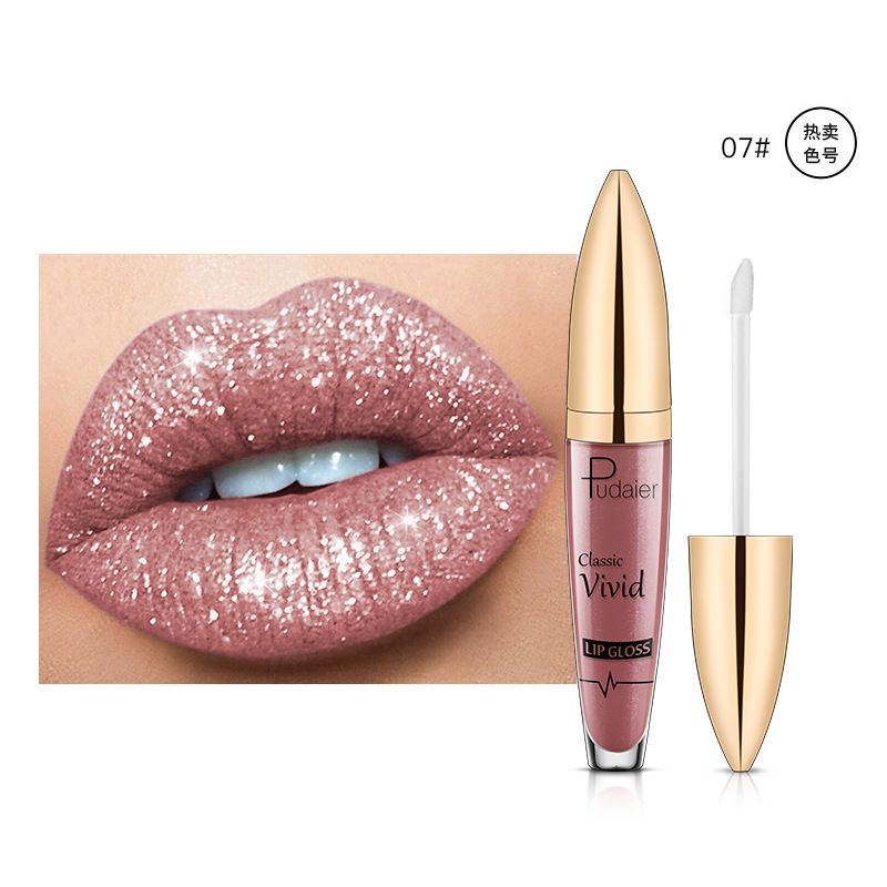 Make-up matte pearl lip gloss non-stick cup lip glaze color liquid lip gloss view 10
