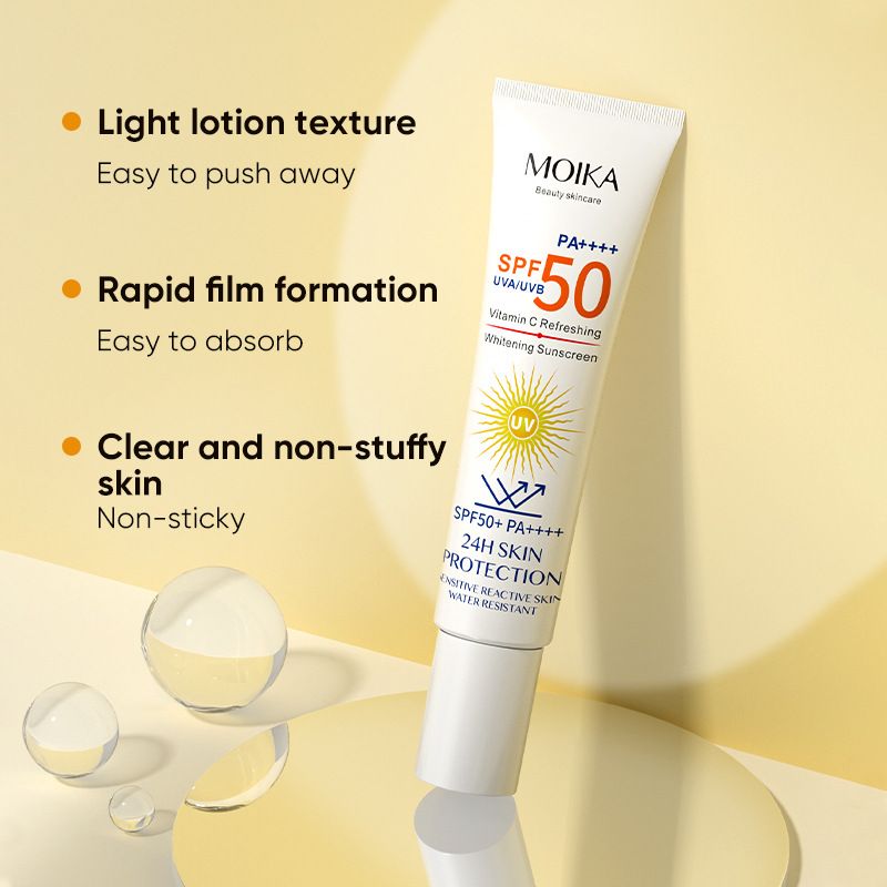 Beauty sunscreen Spf50 sunscreen whitening sunscreen isolation three-in-one sunscreen