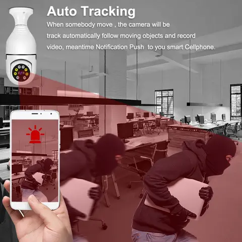 CCTV camera 360° BULB CCTV  PAN & TILT ROTATING CAMERA 360° PANORAMIC BULB CCTV WIFI HOTSPOT CAMERA WITH LED MOTION SENSOR LIGHTS. CCTV 360 SECURITY SURVEILLANCE PANORAMIC CAMERA WITH 2 WAY AUDIO COM
