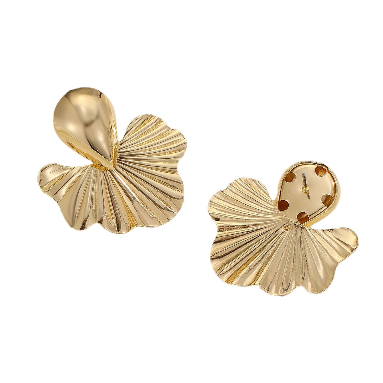New earrings, high-end French light luxury, niche earrings, retro ins style, temperament, trendy stud earrings