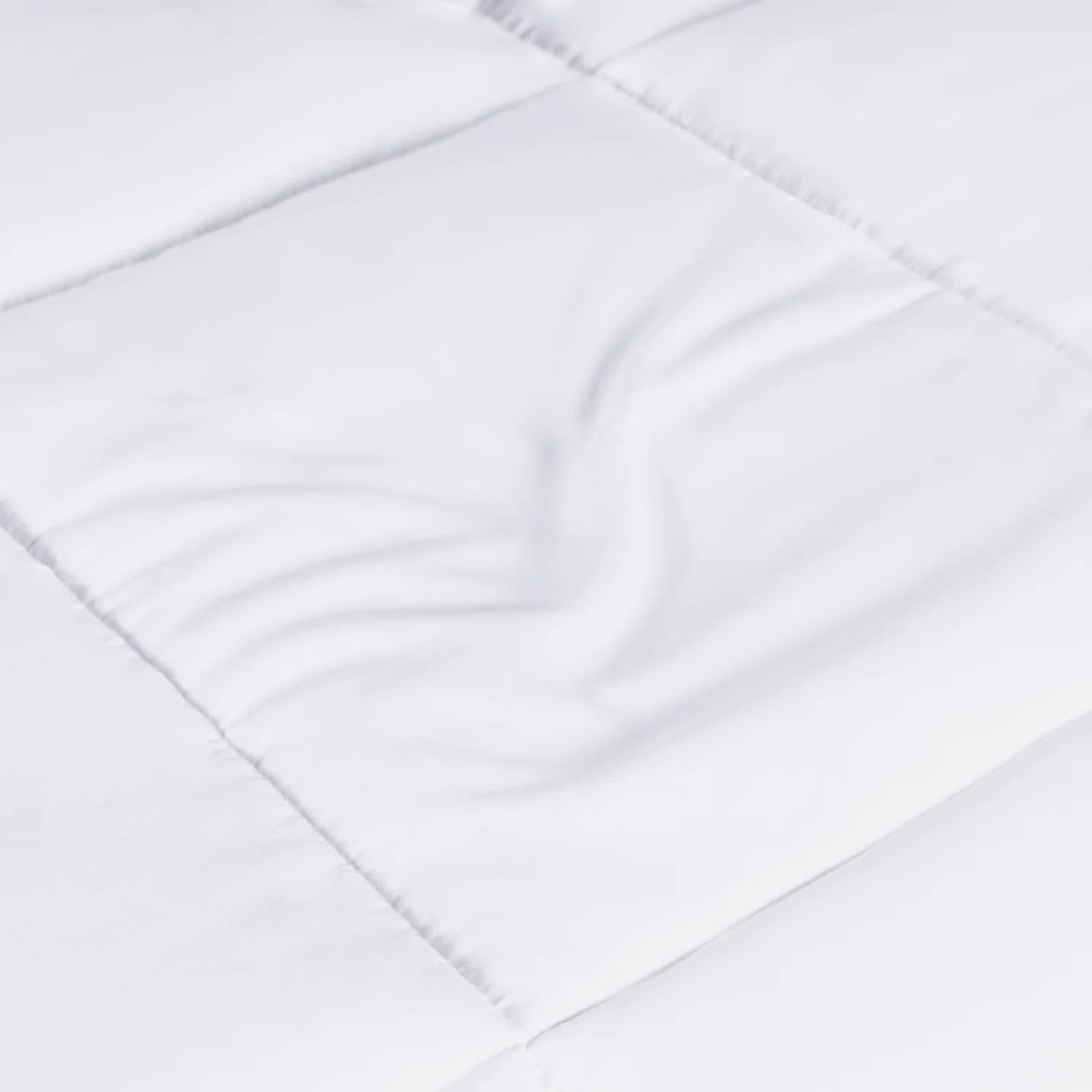 【Promotions】4pcs Comforter Set Duvet Blanket 1 Comforter 2 Pillowcase1 Bedsheet) Fluffy Pure White Quilted Bedding Set Soft Comfortable Skin-friendly Comforter Set