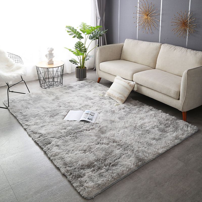 Soft Fluffy Carpet Patched Shag Area Rug 200x160cm 200x290cm Upgrade Anti-Skip Durable Rectangular Cozy Carpet High Pile Soft Throw Mat for Nursery Room Living Room Gray,160*200cm