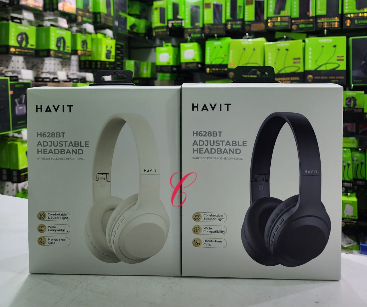 Havit H628BT adjustable headband wireless foldable headphones
