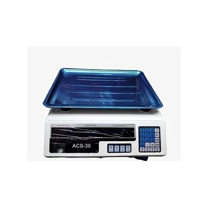 ACS DIGITAL SCALE WEIGHING MACHINE 30KGS