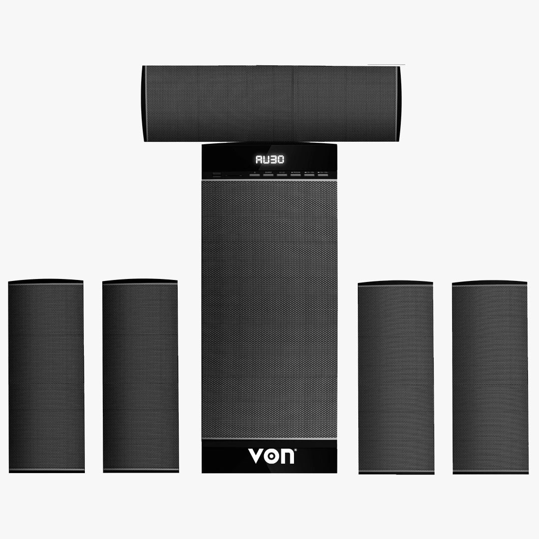 VON VES3005FS Subwoofer 5.1CH, Bluetooth,USB - 300W
