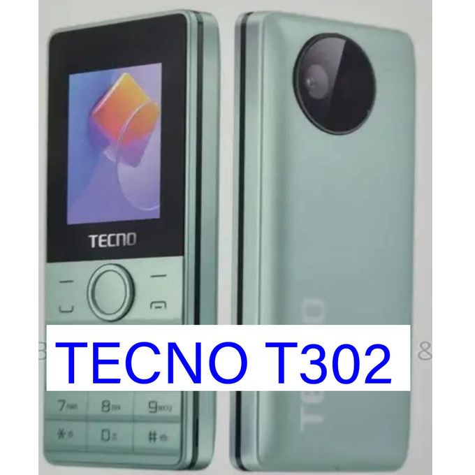 (SPECIAL OFFER) New Tecno T302 1.77″ Display Dual Sim Torch Wireless FM Radio 1150mAh Memory Card Slot Feature phone Katululu kabambe 3.0