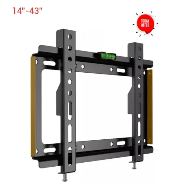 [Special Offer] TV Wall Mount TV Stand 14″-43″ Plasma wall bracket Steel Material Fixed Solid Wall mount suitable for 14 inch to 43 inch Tv
