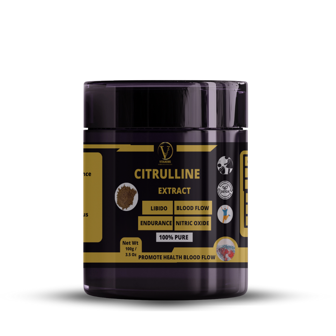 Citrulline Extract Powder - 100% Pure,Finely Ground,Soluble in water,for Optimal Blood Circulation,Enhanced Exercise,Muscle Recovery,Nitric Oxide Production