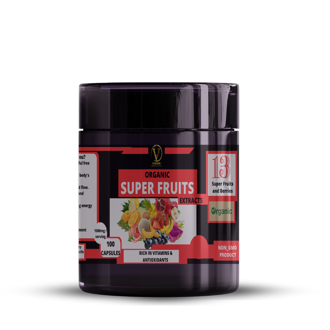 Superfruits Extract Powder - 13in1,ForAntioxidant Rich,Immune System Support ,Heart Health & Digestive Harmony