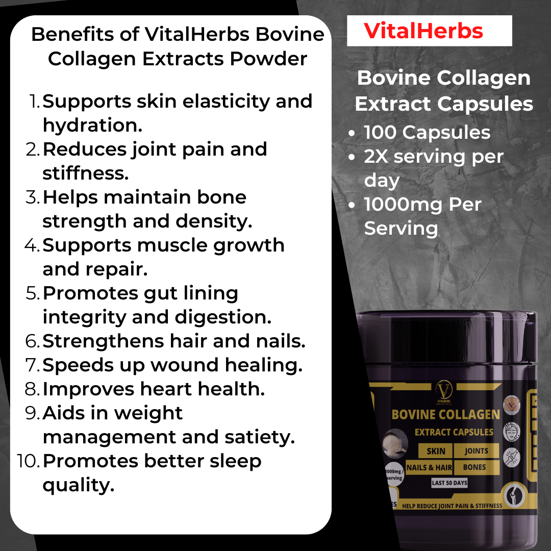 Bovine Collagen extract powder - 100% Pure,Finely Ground,Soluble in water,For skin elasticity, joint pain , bone strength,Strong hair and nails