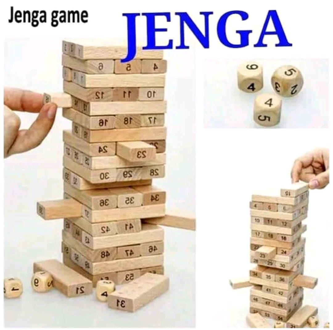 JENGA TOYS GAMES MULTICOLOR 48 PCS Blocks