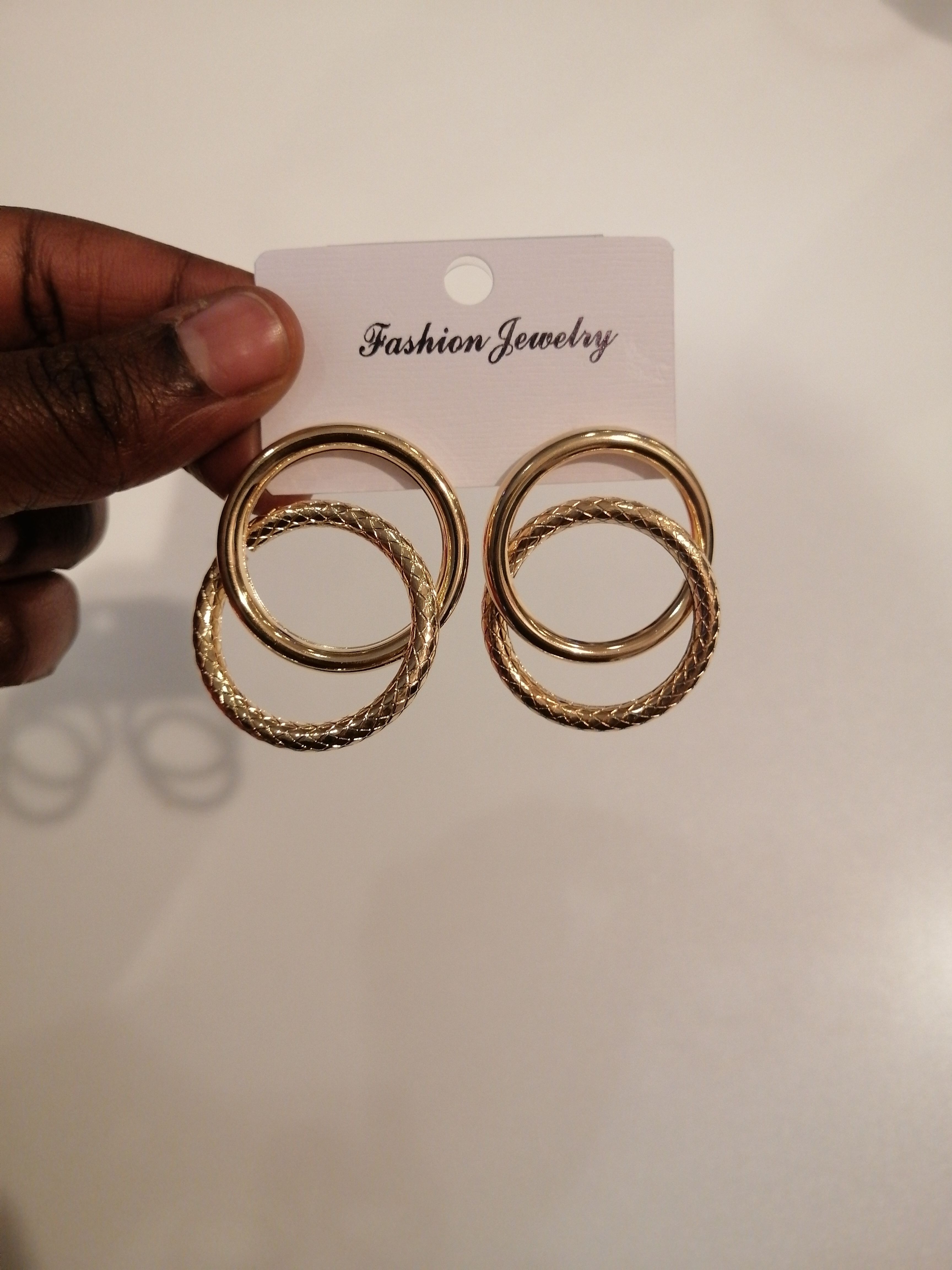 Elegant Gold Coated Earrings Fashion Jewellery Studs Elegant Loops Stunning Earring Sets for Ladies Women All Occasions & Parties Crystal