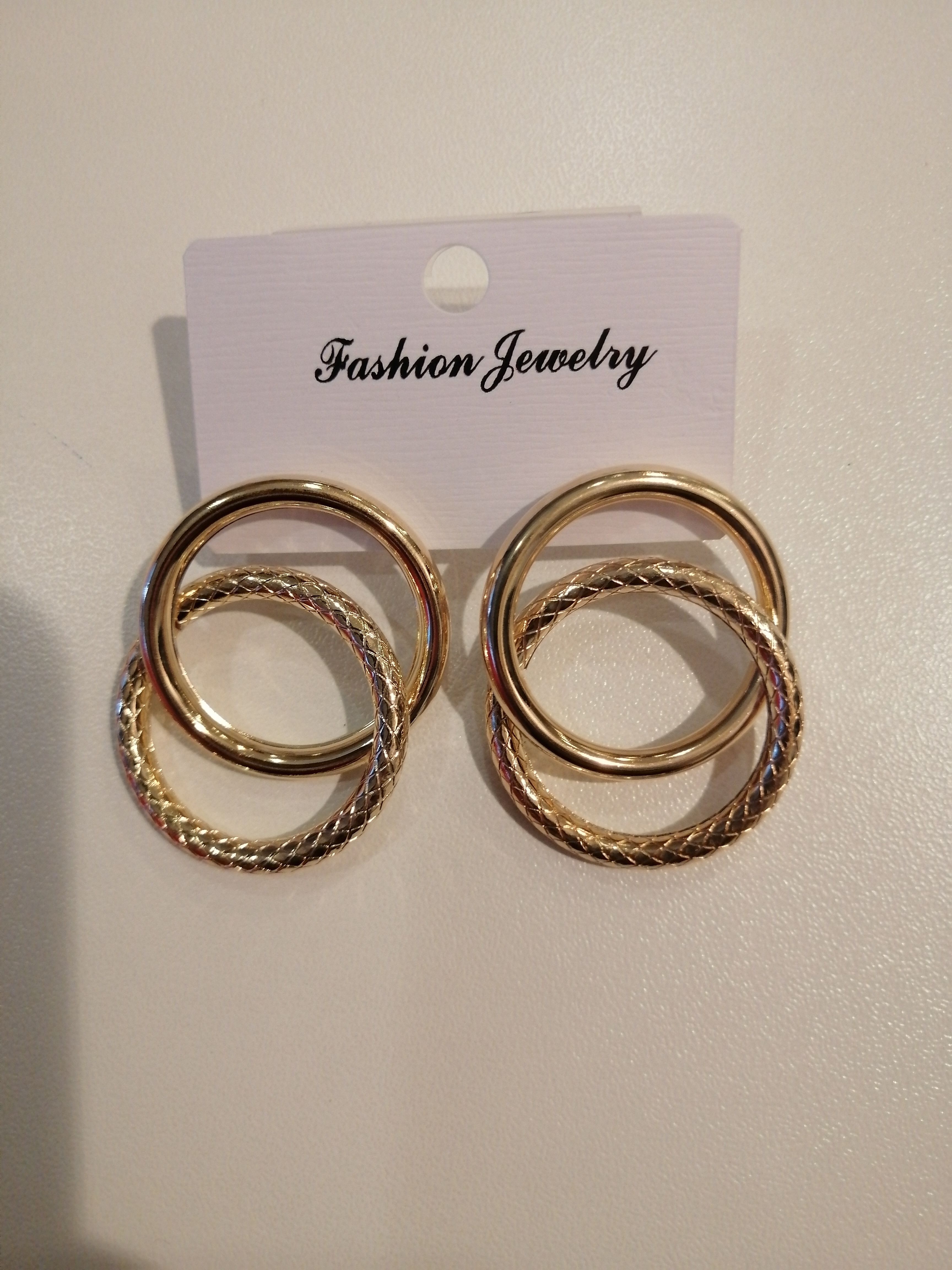 Elegant Gold Coated Earrings Fashion Jewellery Studs Elegant Loops Stunning Earring Sets for Ladies Women All Occasions & Parties Crystal