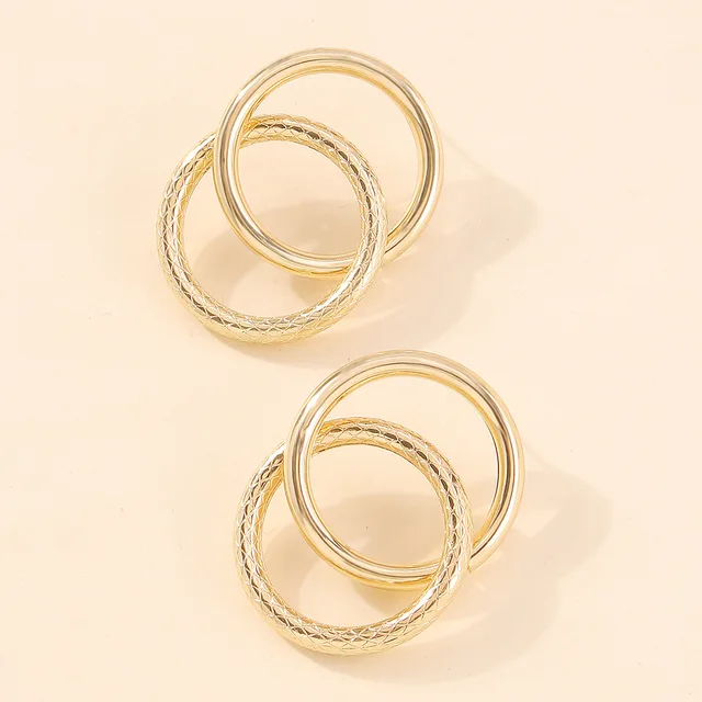 Elegant Gold Coated Earrings Fashion Jewellery Studs Elegant Loops Stunning Earring Sets for Ladies Women All Occasions & Parties Crystal