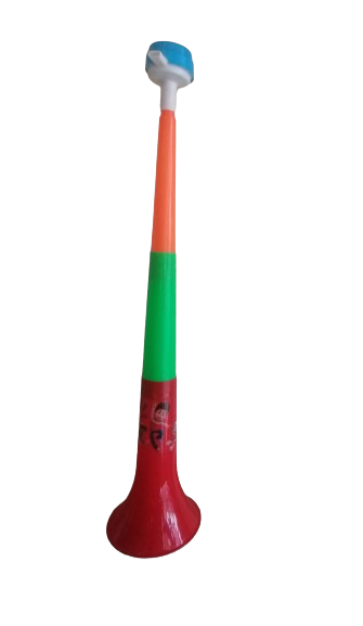 Vuvuzela Stadium Cheering Horn Fun Outdoor toy Sports equipment Cartoon- themed musical instrument, Multi- coloured Vuvuzela cheering toy horn