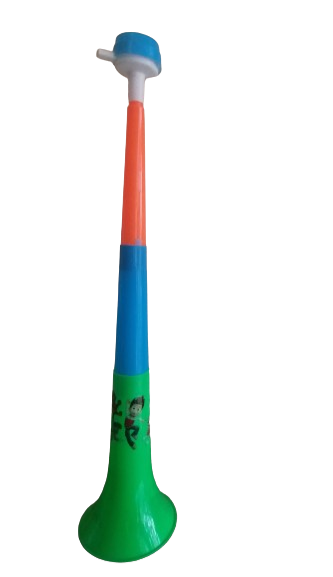 Vuvuzela Stadium Cheering Horn Fun Outdoor toy Sports equipment Cartoon- themed musical instrument, Multi- coloured Vuvuzela cheering toy horn