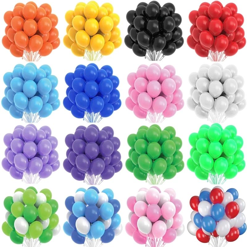 10 Pcs High quality balloons, Wedding, Birthday, Baby Shower, Party decor, Outdoor decoration, Toy, Kids play time, Fun times, Children play, All celebrations decor