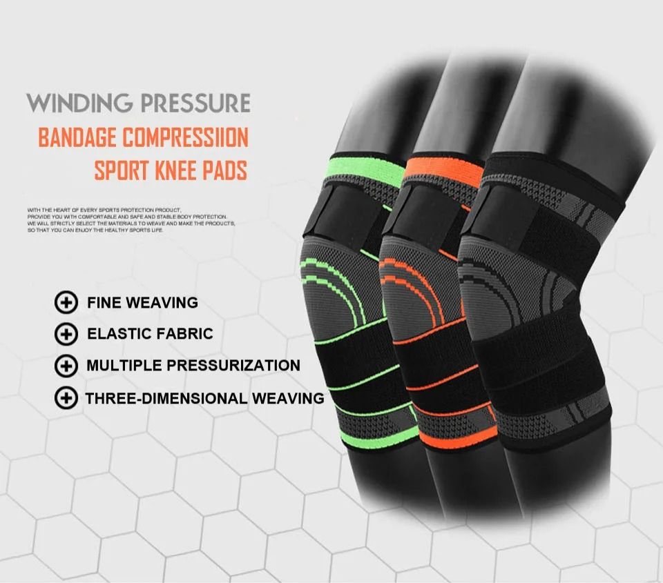 1PCS Knee Pads Braces Sports Support Kneepad Men Women for Arthritis Joints Protector Fitness Compression Sleeve