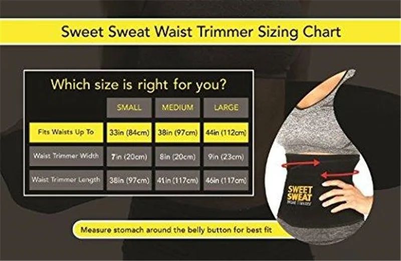 Women Men Shaper Waist Cincher Tummy Trimmer Belt Sweet Sweat Premium Waist Trimmer Belt