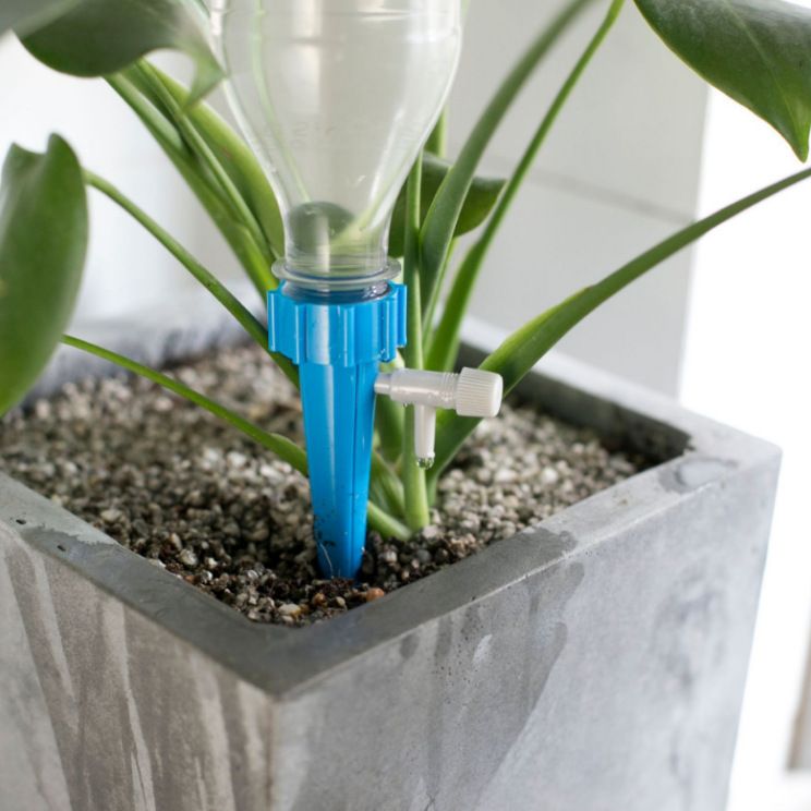 6PCS Auto Drip Irrigation Watering Kits System Watering Spike Garden Plants Flower Watering