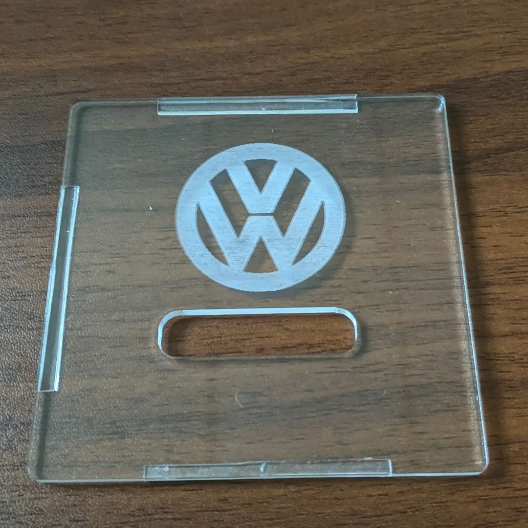 See Through Digital Car Insurance Display Pocket /holder.