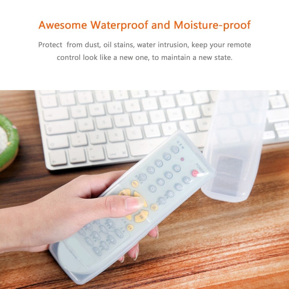 Silicone TV Remote Control Cover AirHigh quality silicone Soft and stretchable Transparent cover