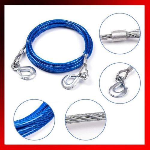 7 Tones Steel Towing Rope 100% New and High Quality ！Fluorescence, making it safer at night.