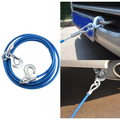 Car Heavy- Duty High Strength Emergency Towing Rope Blue