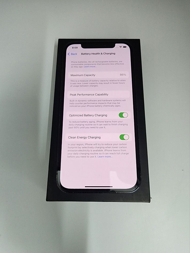 Refurbished Apple iPhone 12PRO 512GB 12MP Rear camera Li-Ion 3110 mAh Battery Smart Phones Face ID Blue radom color