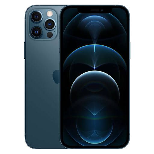 Refurbished Apple iPhone 12PRO 512GB 12MP Rear camera Li-Ion 3110 mAh Battery Smart Phones Face ID Blue radom color