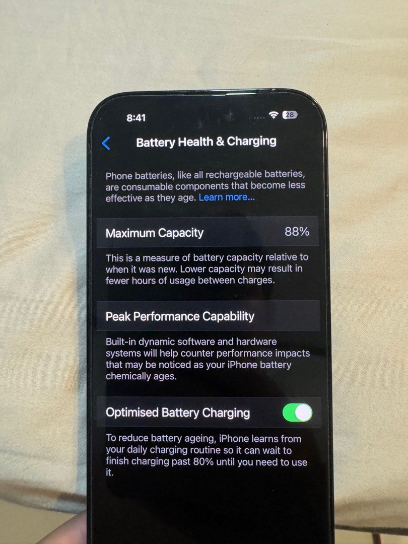 Apple  iPhone 14PRO 256GB with Face ID unlock SmartPhone  88% Battery