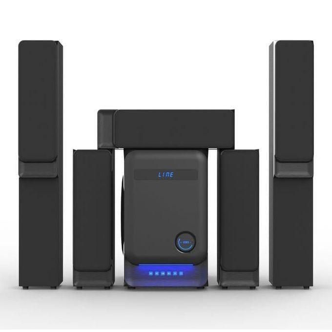 Nobel 5.1 Channel Powerful Home-Theater Earth Shaking Speaker System Tall Boy