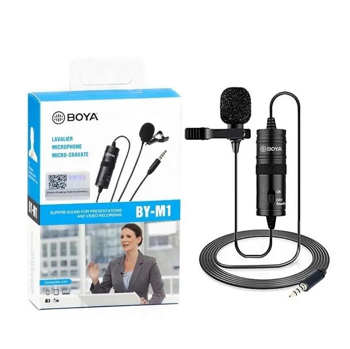 Boya MICROPHONE For PHONES AND CAMERAS - BY-M1