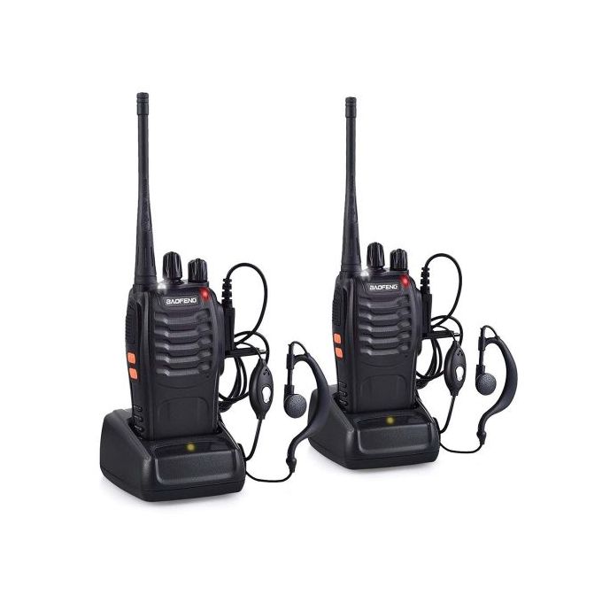Walkie Talkie Long Range Two Way Radio 2x BF-888S